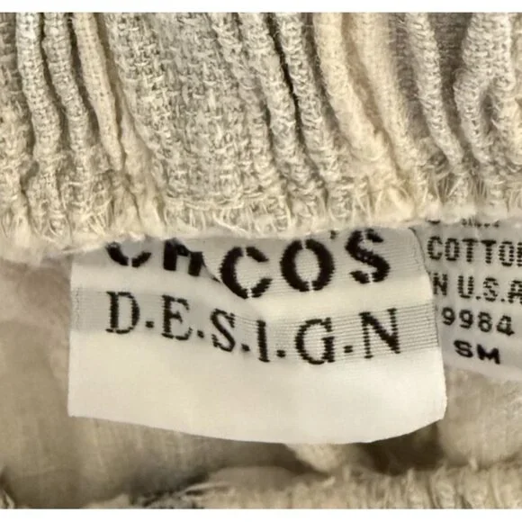 Chicos Design Striped Linen-Cotton Blend Elastic Waist Shorts Size Small Beachy - Picture 5 of 7